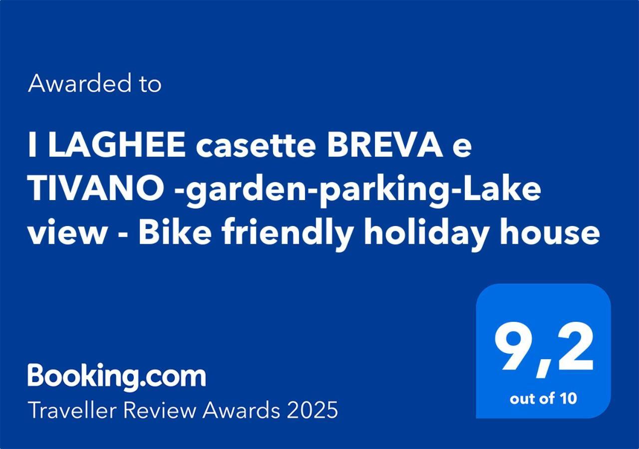 I Laghee Casette Breva E Tivano -Garden-Parking-Lake View - Bike Friendly Holiday House Colico Dış mekan fotoğraf